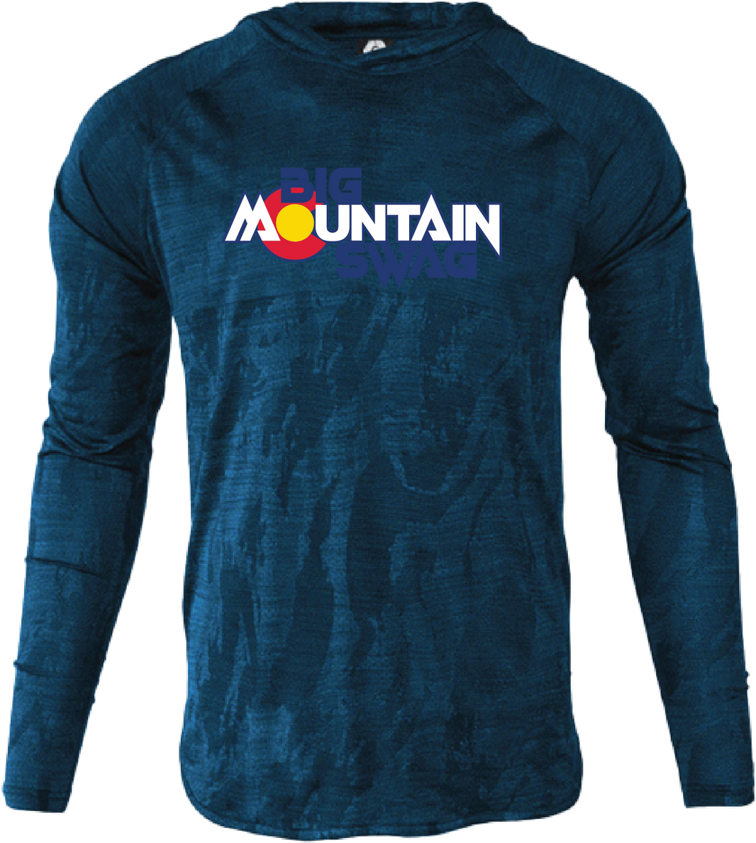 Men's Navy Camo Droptail Lightweight Hoodie