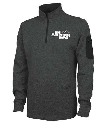 Men's 1/4 Zip Pullover BMS Classic White Peak