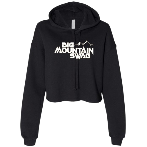 Crop Hoodie BMS Classic White Peak