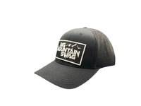 The Black Trucker with BMS Classic White Peak Patch