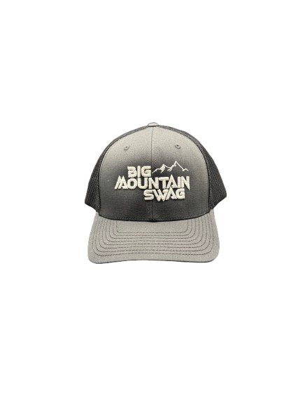 The Charcoal / Black Tucker with BMS Classic White Peak