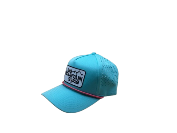 The Hardcore Cotton Candy Trucker with BMS Classic Black Peak Patch