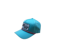 The Hardcore Cotton Candy Trucker with BMS Classic Black Peak Patch