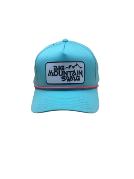 The Hardcore Cotton Candy Trucker with BMS Classic Black Peak Patch