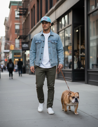 The Hardcore Cotton Candy Trucker with BMS Classic Black Peak Patch