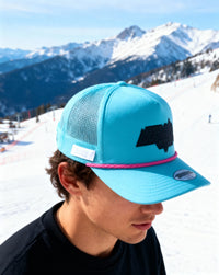 The Hardcore Cotton Candy Trucker with BMS Blackout 3D PVC Patch