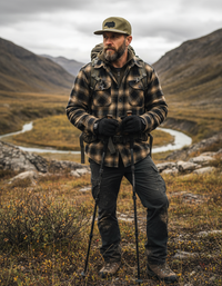 The Hardcore Olive Trucker with BMS Blackout 3D PVC Patch