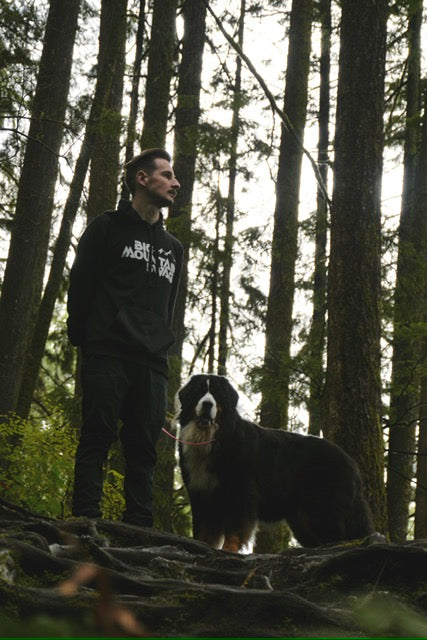 Hoodie BMS White Classic Peak