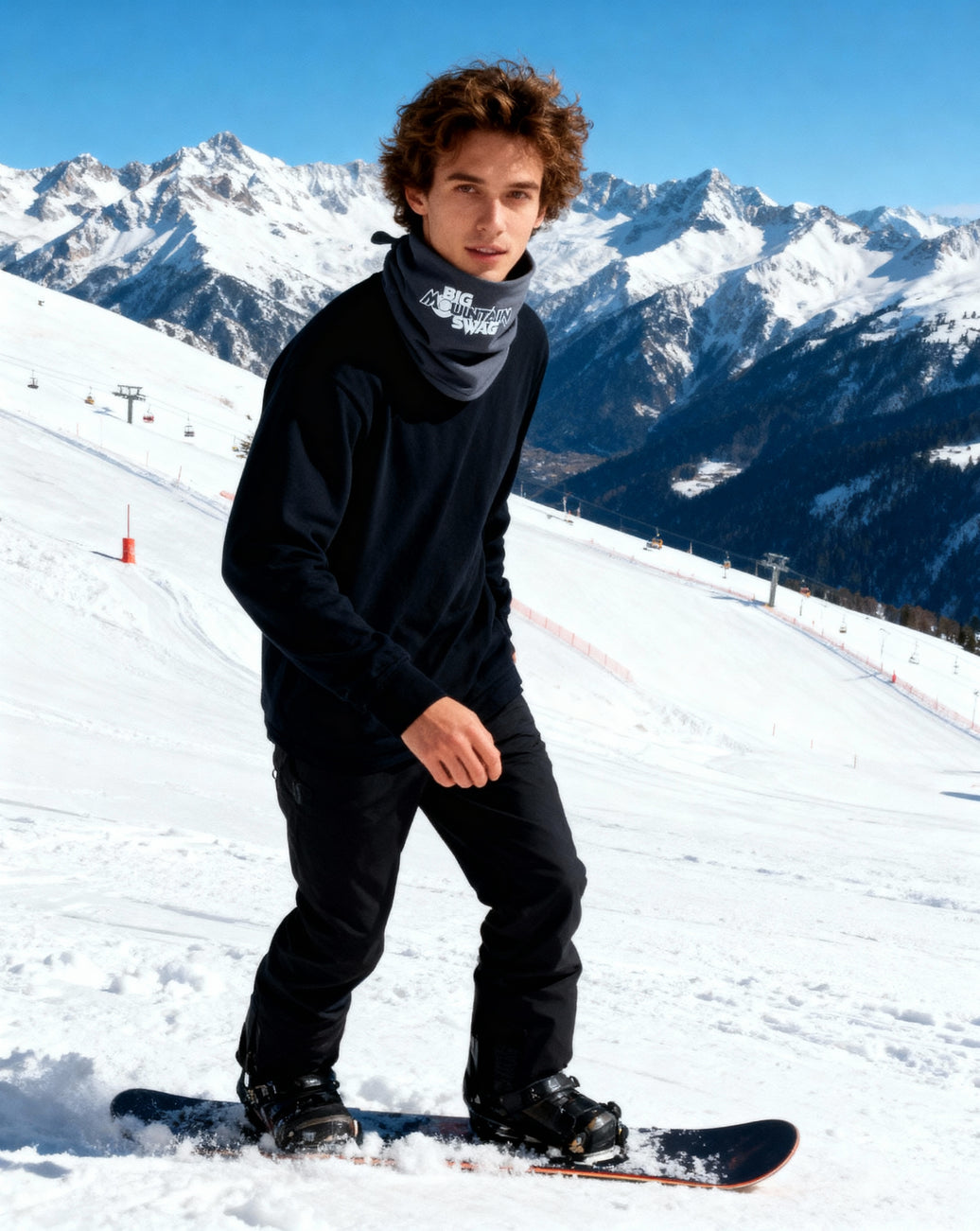 BMS Charcoal Neck Gaiter