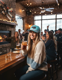 The Hardcore Cotton Candy Trucker with BMS Blackout 3D PVC Patch