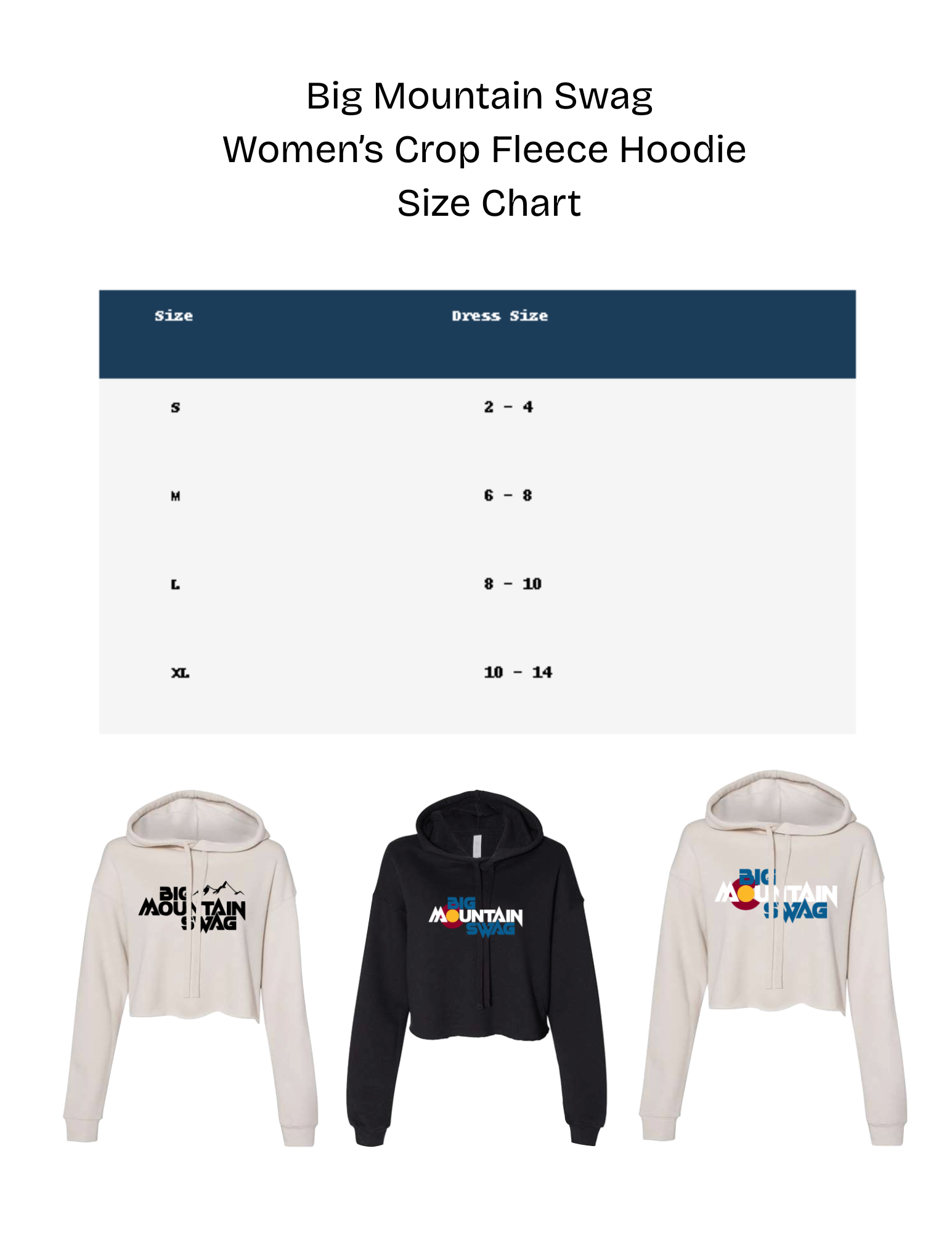 Crop Hoodie BMS Classic White Peak