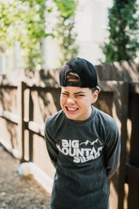 The Black Trucker with BMS Classic White Peak Patch