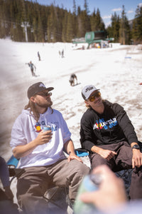 The Trucker Heather Grey / Black with BMS Classic Black Peak