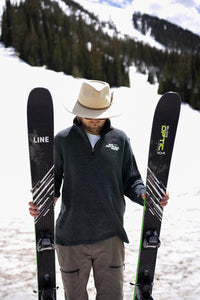 Men's 1/4 Zip Pullover BMS Classic White Peak