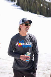 The Trucker in Black / White with BMS Classic White Peak