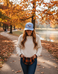 The Hardcore Carolina Trucker with BMS Classic Black Peak